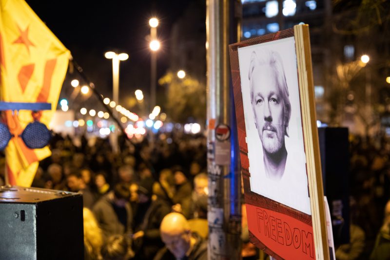 Event in support of Julian Assange - Barcelona 24 February 2020