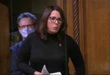 Fay Jones attempts to encourage people to cross borders and break Covid-19 lockdown