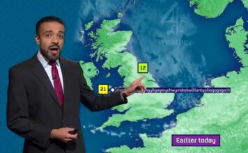 Weatherman prounounces Llanfairpwllgwyngyllgogerychwyrndrobwllllantysiliogogogoch